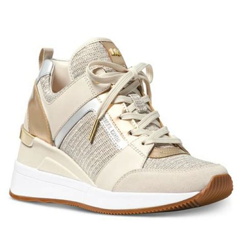 knöchel sneaker gold weiss michael kors|Michael Kors sneakers for women.